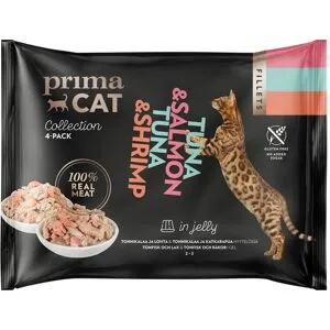 Primacat Tuna & Shrimp / Tuna & Salmon In Jelly