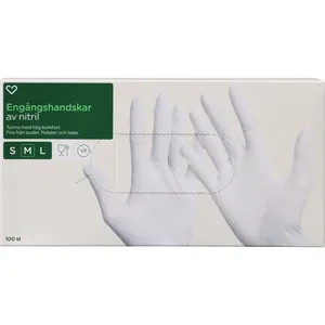 Hjärtats Engångshandskar Nitril 100-pack M