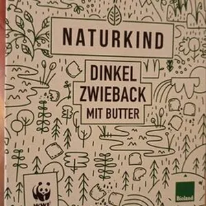 Naturkind Dinkel Zwieback mit Butter