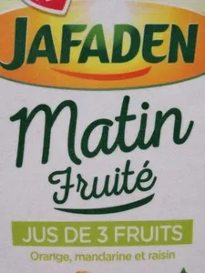 Jus de 3 fruits matin fruité