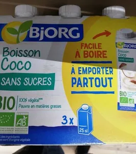 Boisson coco sans sucre