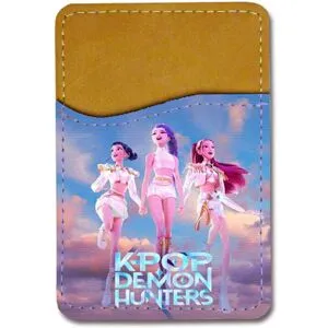 Giftoyo KPop Demon Hunters HUNTR/X Universell Självhäftande Mobil korthållare