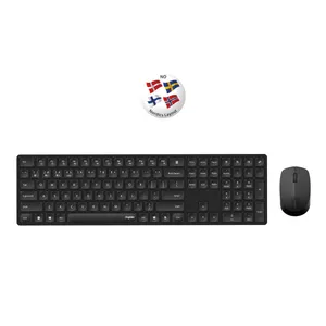 RAPOO Keyboard/Mice Set 8020M Wireless Multi-Mode Black