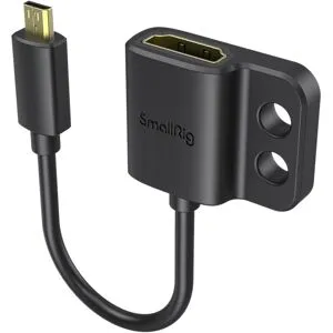 Smallrig HDMI-adapterkabel Ultra Slim 4K, A hona-D micro hane, 14 cm