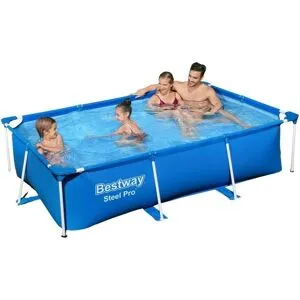 Bestway - Steel Pro - Pool ovan jord - 259x170x61 cm - Rektangulär