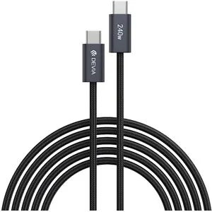 Devia Extreme 240W USB-C till USB-C Snabbladdningskabel 2m – För Laptop, Mobil, Surfplatta & Konsol
