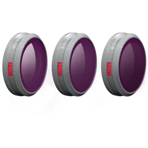PGYTECH GND-Filter (3 i 1) kit för Mavic 2 Zoom: GND8, GND16, GND32