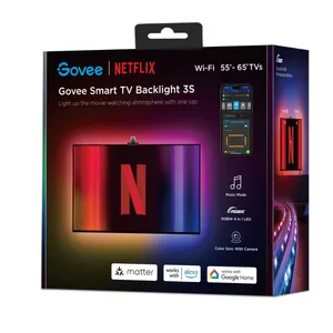 Govee - TV Backlight 3 Lite (55-65 inch) - Netflix Edition - Elevate Your Viewing Experience
