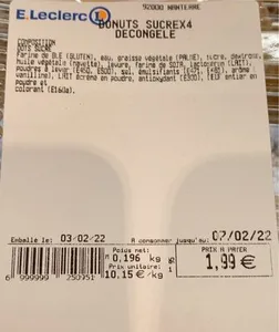 Donuts sucrés
