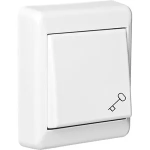Elko Eko07460 Strömbrytare Renvit, Dörröppning, Strömbrytare & Vägguttag