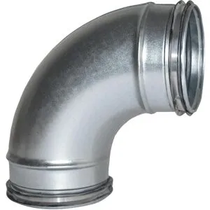 Flexit 02285 Böj 90°, Med Packning 100 Mm, Ventilation