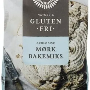 Økologisk Mørk Bakemiks Glutenfri, 600 g