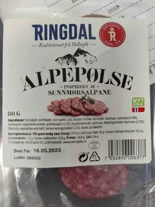 Ringdal Alpepølse 80g