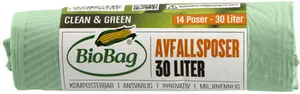 Biobag Avfallspose 30l