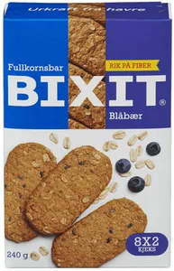 Sætre Bixit Fullkornsbar Blåbær 240g