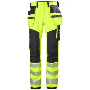 Helly Hansen Workwear ICU Varsel Hantverksbyxa Kl 2 Herr, C46, 369 YELLOW/EBONY