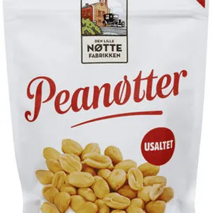 Den Lille Nøttefabrikken Peanøtter Usaltet 180g