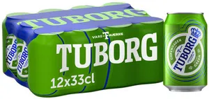 Tuborg Grønn 0,33lx12 boks