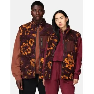 JUNKYARD Fleeceväst - Shaggy Sherpa Unisex M Brun