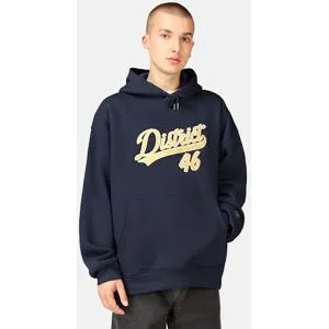 District 46 Loose fit hoodie Male XS Blå