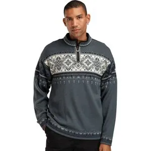 Dale of Norway Men's Blyfjell Knit Sweater Steel/Offwhite/Navy XXL