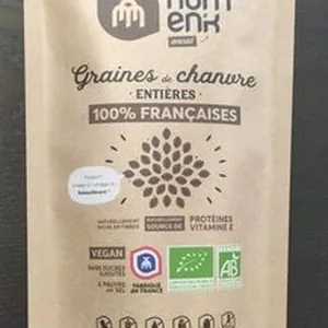 Graines de chanvre entières