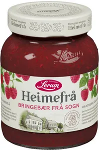 Lerums Heimefrå Bringebær 380g