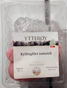 Kyllingfilet naturell