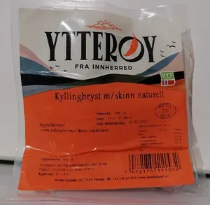 Kyllingbryst med skinn naturell