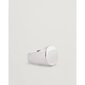 Tom Wood Oval Polished Ring Silver