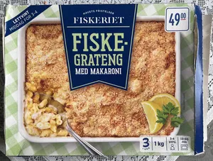 Fiskegrateng med makaroni