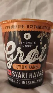 Grøt, svarthavre og ceylon kanel