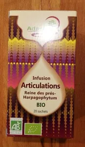 Infusion Articulations Reine des prés Harpagophytum bio
