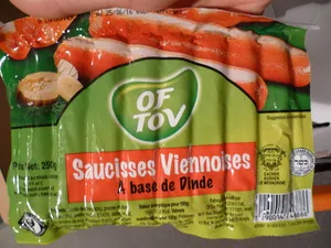 Saucisses Viennoises à base de dinde