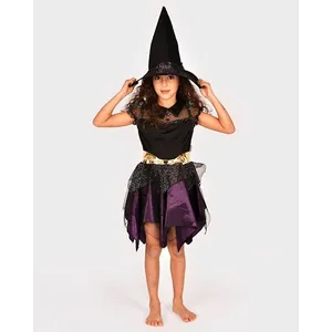 Häxklänning med Hatt 5-7 år