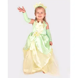 Maskeradklänning Prinsessan Tiana Den Goda Fen