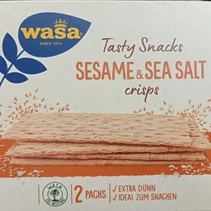 Tasty snacks Sesame & Sea Salt