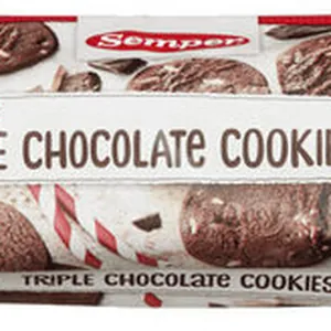 Triple chocolate cookies