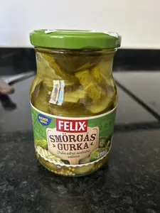 Sliced gherkins