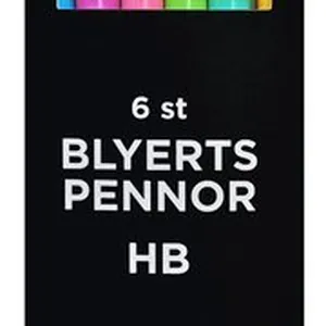 Blyertspenna 6-pack pastell