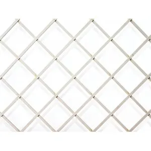 Nelson Garden Träspaljé, vit, 200x100 cm, ihopfällbar