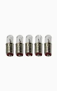 Glödlampa E5 1W 12V, 5-pack