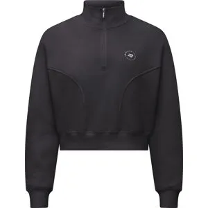 Röhnisch Women's Soft Sweat Half Zip Obsidian Black M