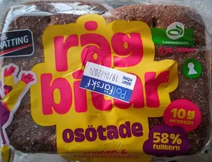 Råg bitar osötade