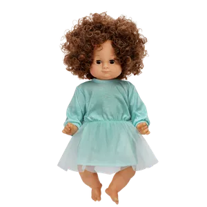 Lillan Docka Mörkt Hår 36 cm Micki