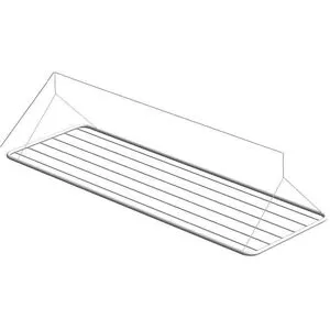 Erics Industrier 17900 Torkhiss Vit, 6 St. Stållinor 700 X 500 Mm, Tvättstuga