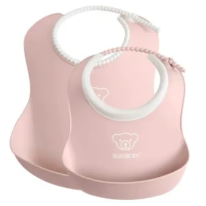 BabyBjörn Haklappsset Blekrosa 2-pack