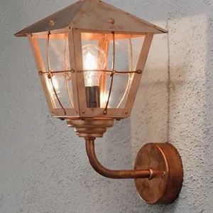 Konstsmide Fenix vägglykta, upp E27. 438-900. Koppar