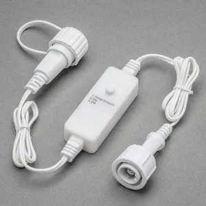 Konstsmide Timer 9 tim utomhus vit soft cable, DC. 24V/IP44