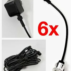 Konstsmide Markspot LED mini 6st/set varmvit ink transformator 12V. 7464-000